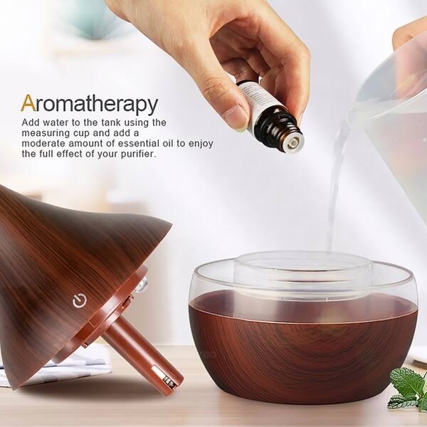 300ml Usb Essential Oil Diffuser Air Humidifier Aromatherapy Aroma Atomization Purifier Overstock