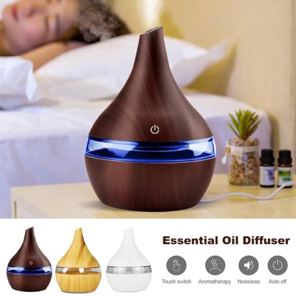 LED Ultrasonic Aroma Humidifier Essential Oil Diffuser Aromatherapy Air Purifier