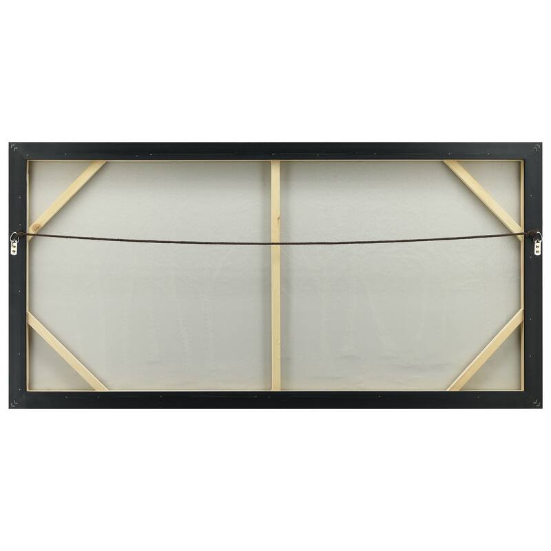 Solitary Field Textured Metallic Hand Painted Canvas Wall Art
