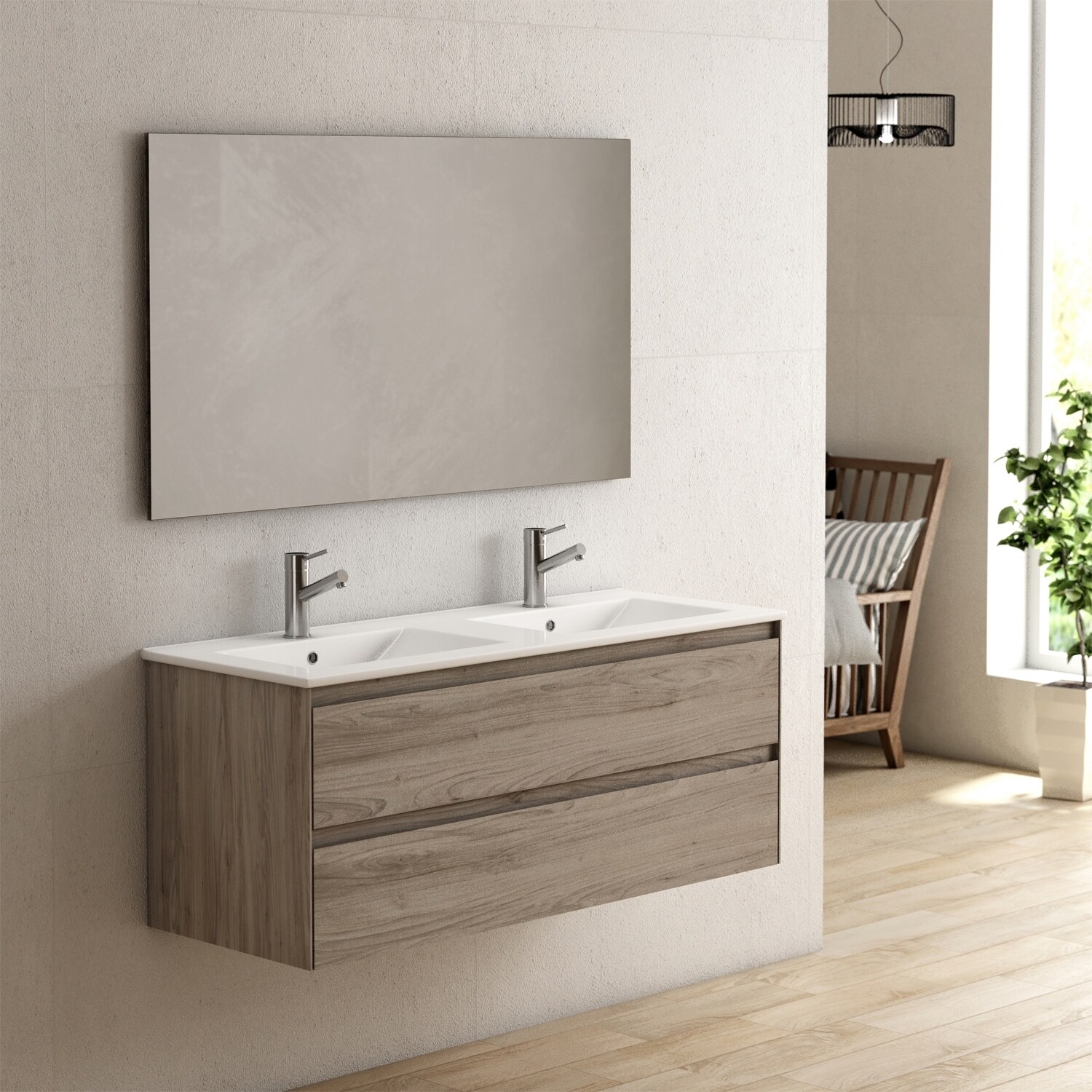 Eviva Bloom 48 Pine Grey Bathroom Vanity N A Overstock 28958177