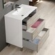preview thumbnail 3 of 1, Eviva Majesty 32" Pine Grey Vanity with White Sink