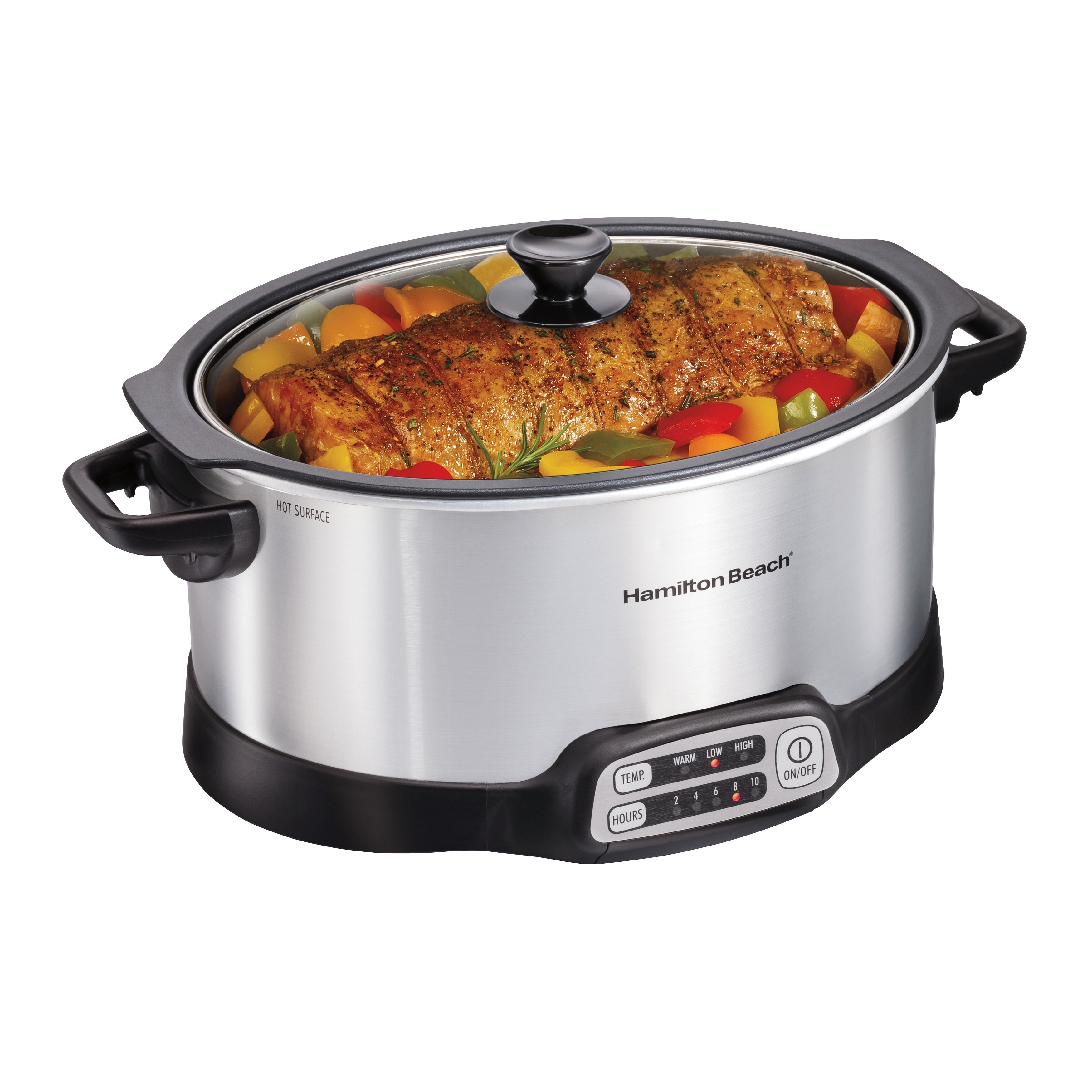 Crock-pot Crock-Pot - Cook & Carry Programmable 6-Quart Slow Cooker - Matte  Black