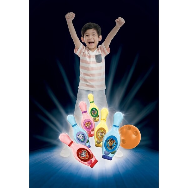 paw patrol bowling set light up