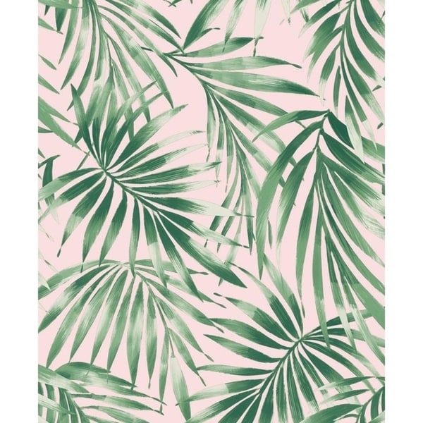 Graham ＆ Brown Palm Fan Leaves Tropical Removable Paste The Wall Wallpaper  (Stone) 内装
