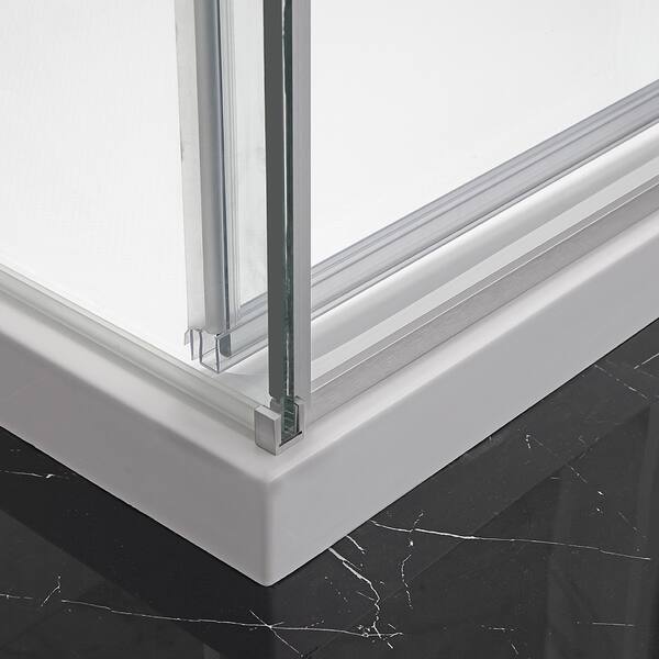 Shop Ove Decors Montebello 48x32 In Sn Frameless Sliding Shower
