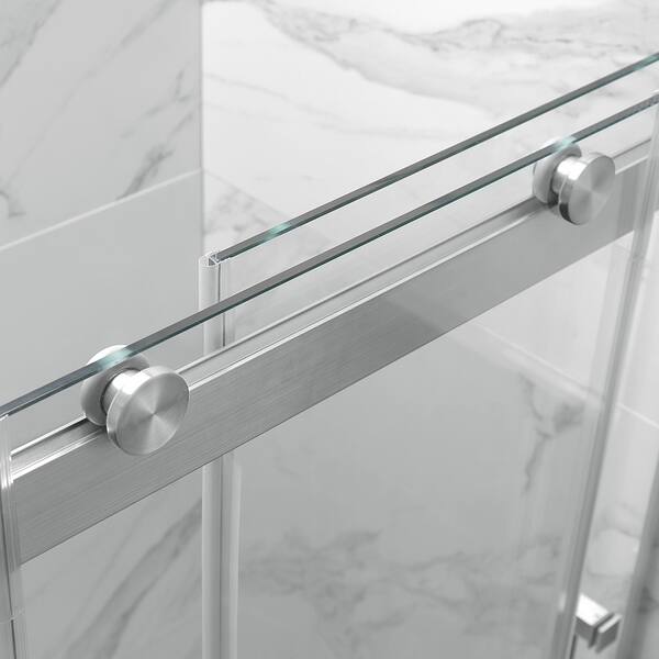 Shop Ove Decors Montebello 48x32 In Sn Frameless Sliding Shower