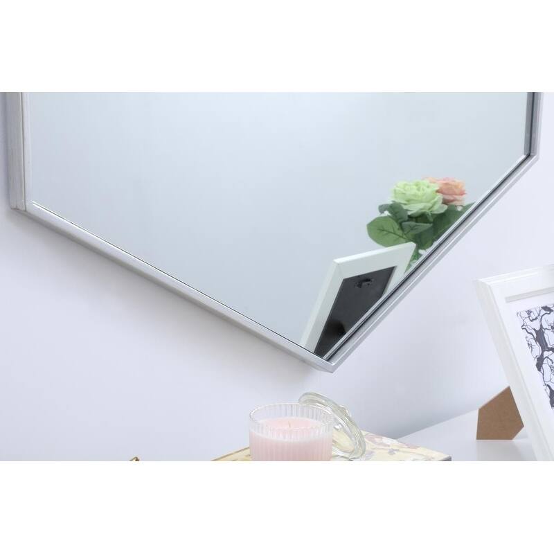 Carson Carrington Salsendi Metal Frame Hexagon Mirror