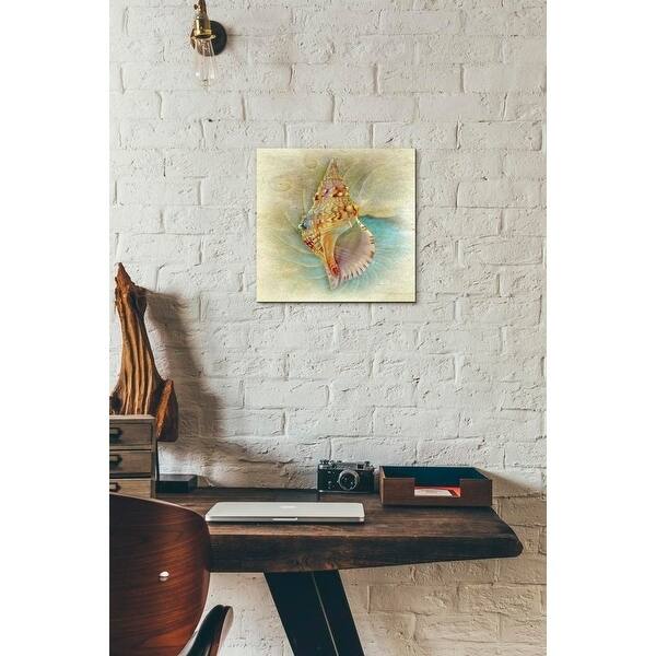 Epic Graffiti 'Aquatica I' by Steve Hunziker Giclee Canvas Wall Art, 12"x12"