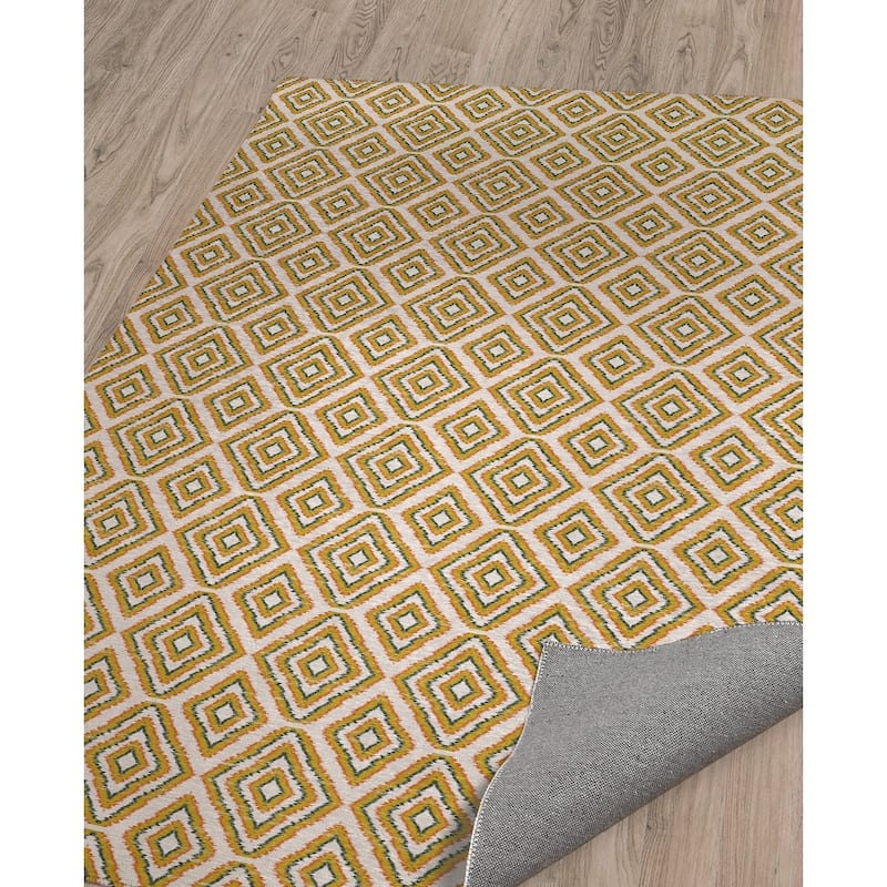 SUMATRA MUSTARD YELLOW Area Rug by Kavka Designs Bed Bath & Beyond