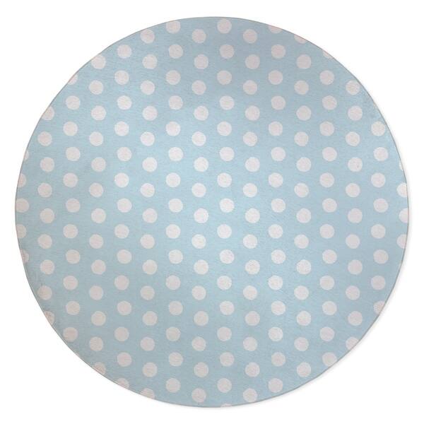 Big Polka Dots Light Blue Area Rug By Kavka Designs Overstock 28963100