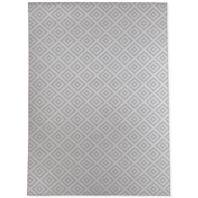 STAIRSTEP DIAMOND GREY Area Rug by Kavka Designs