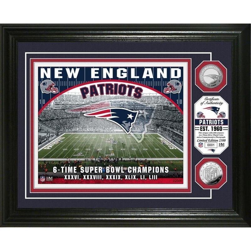 Highland Mint New England Patriots 6-Time Super Bowl Champions