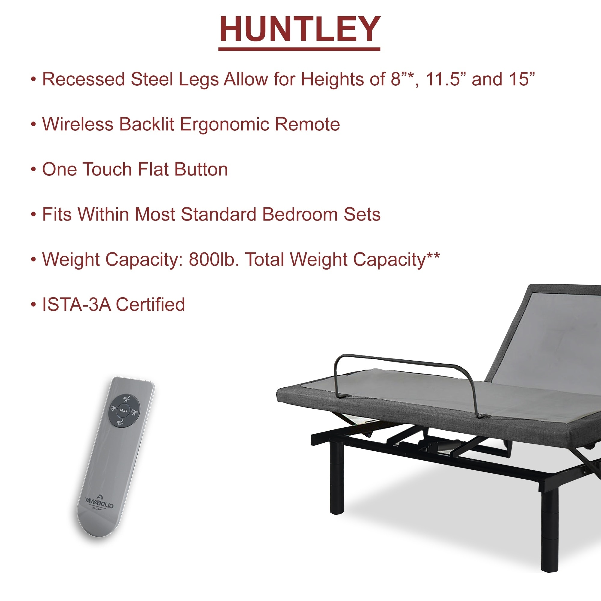 3-inch Adjustable Posture Bed Frame