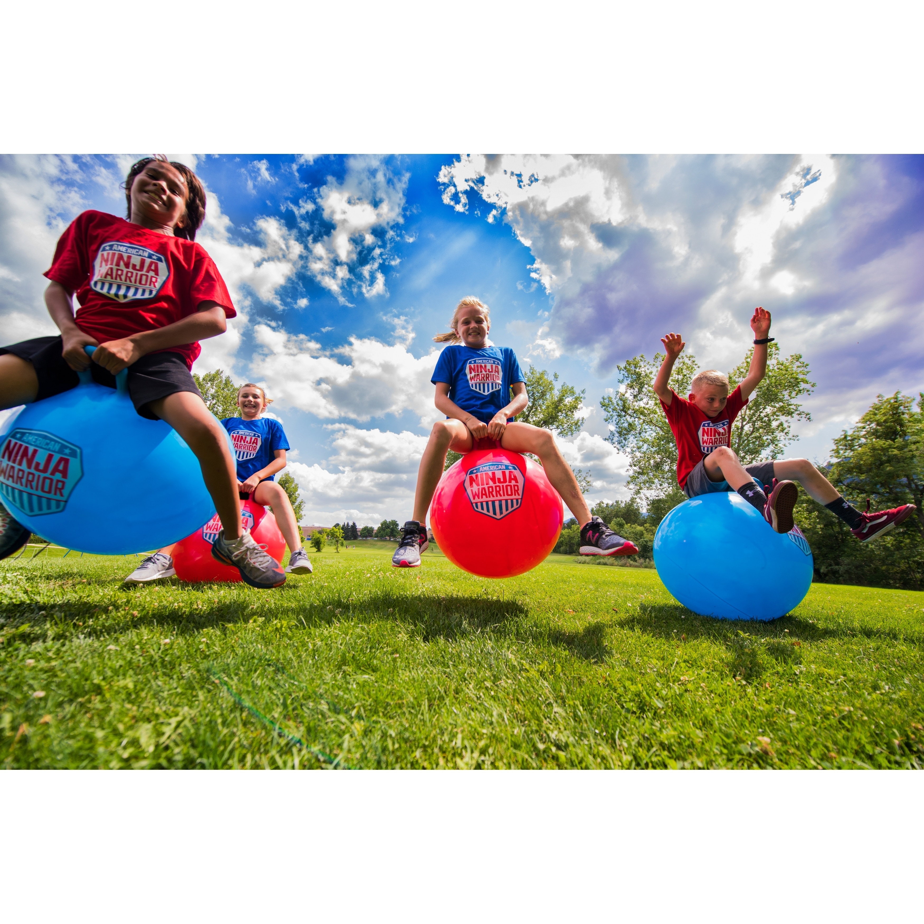 ninja warrior bounce ball