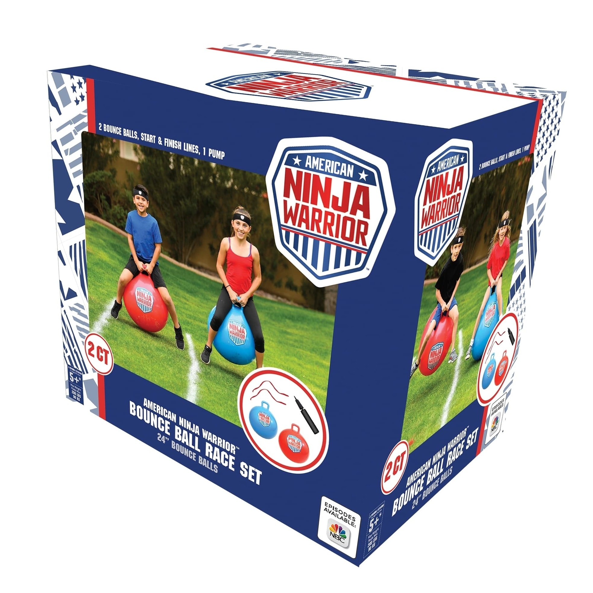 ninja warrior bounce ball