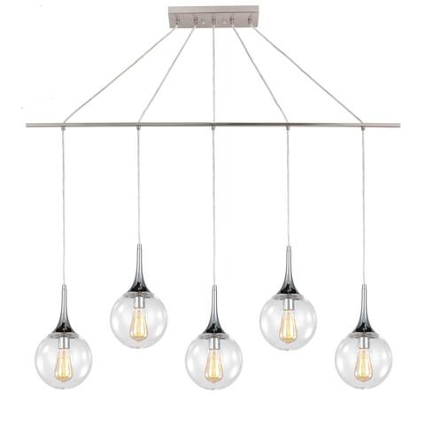 Woodbridge Lighting Alicia 5-light Linear Pendant w/ ST64 Bulb