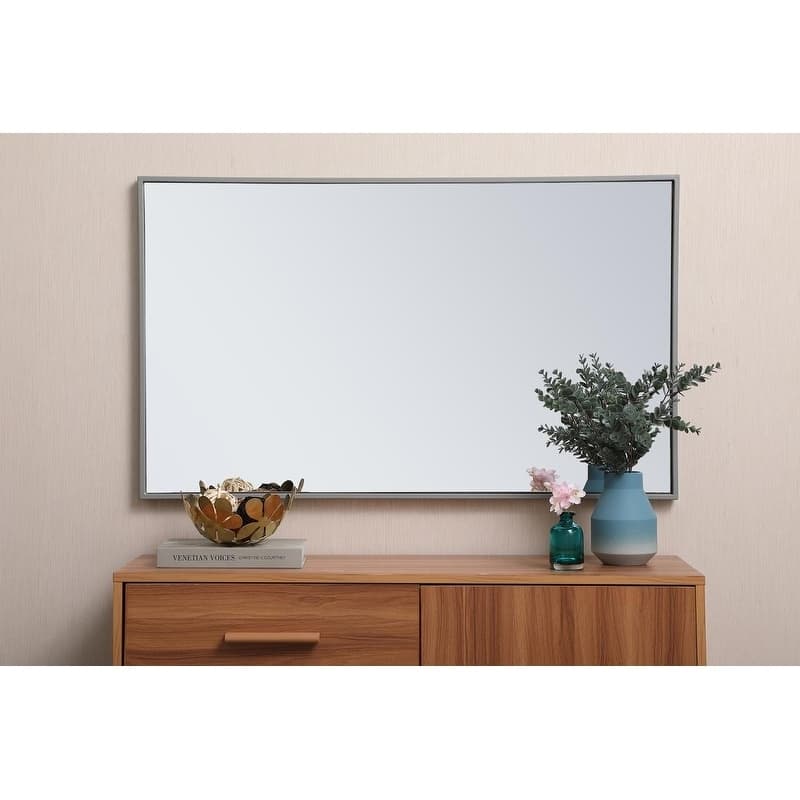 Carson Carrington Salsnas Metal Frame Rectangular Mirror