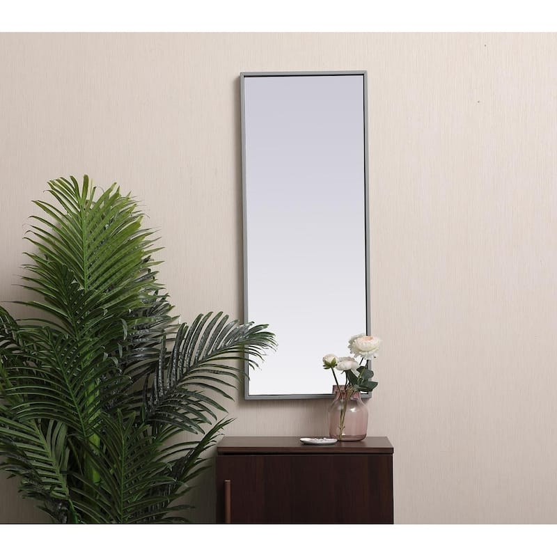 Carson Carrington Salsnas Metal Frame Rectangular Mirror