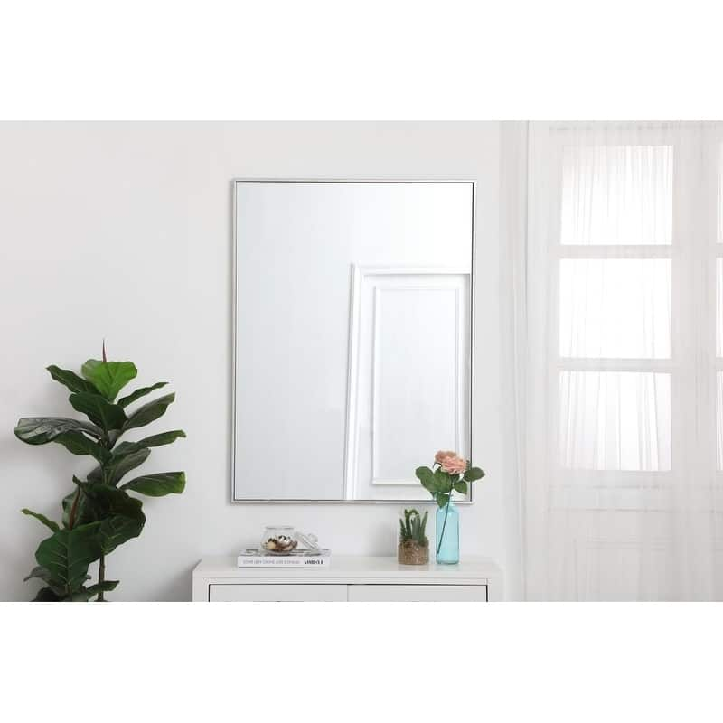 Carson Carrington Salsnas Metal Frame Rectangular Mirror