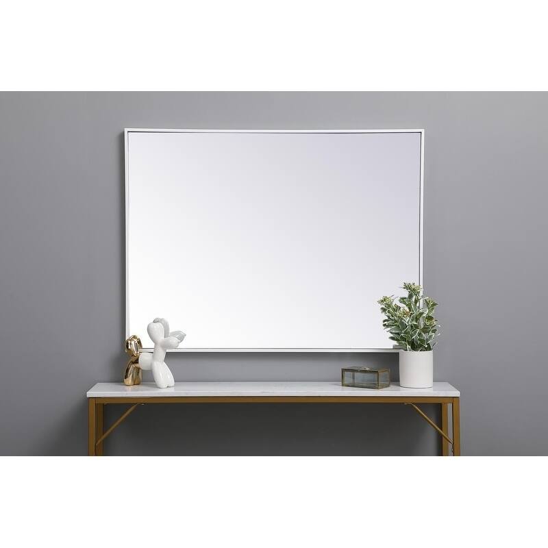 Carson Carrington Salsnas Metal Frame Rectangular Mirror