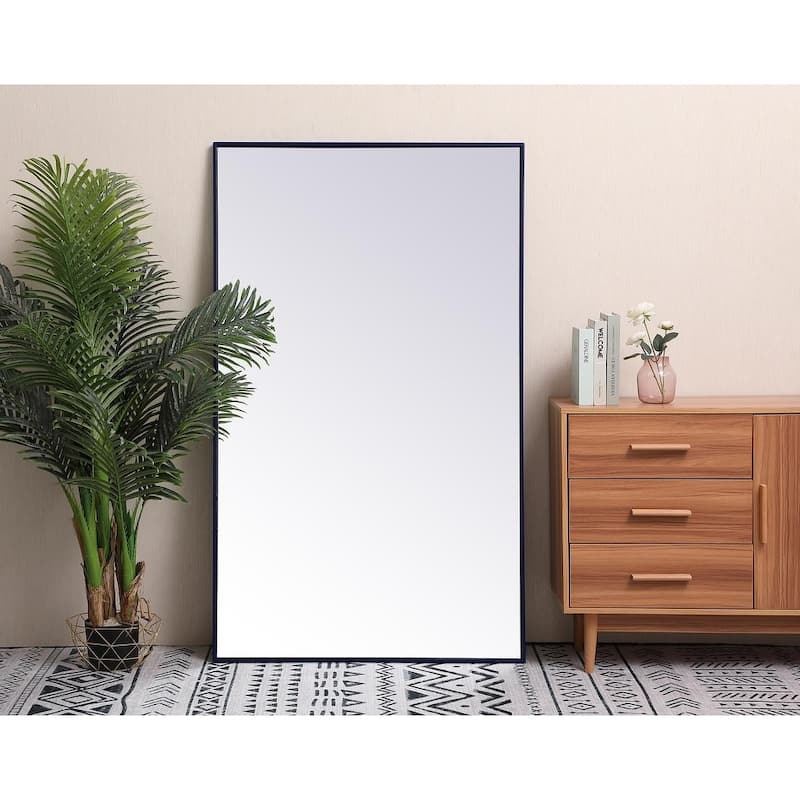 Carson Carrington Salsnas Metal Frame Rectangular Mirror