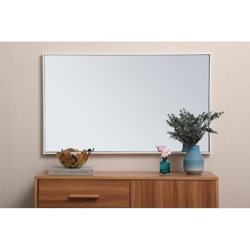 Carson Carrington Salsnas Metal Frame Rectangular Mirror