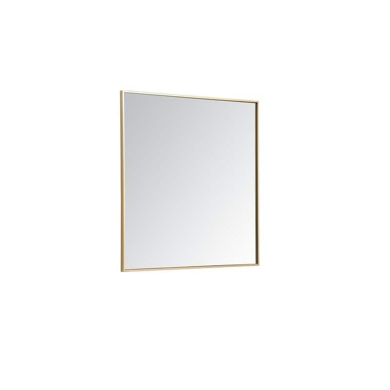 Carson Carrington Salsnas Metal Frame Rectangular Mirror