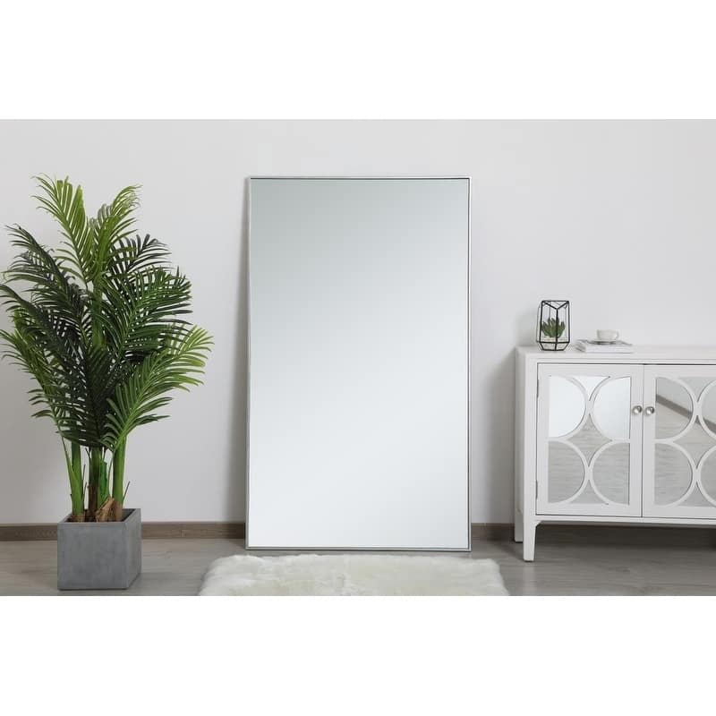 Carson Carrington Salsnas Metal Frame Rectangular Mirror