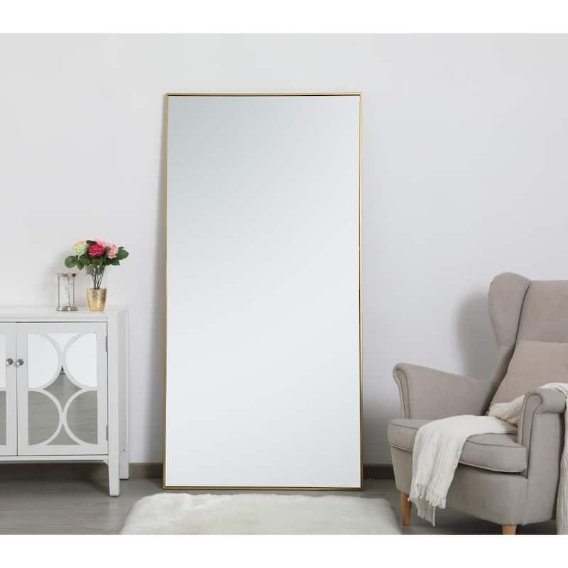 Carson Carrington Salsnas Metal Frame Rectangular Mirror