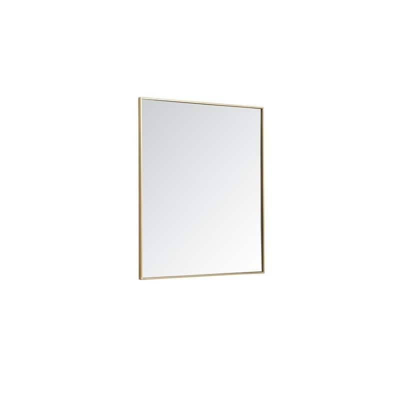 Carson Carrington Salsnas Metal Frame Rectangular Mirror