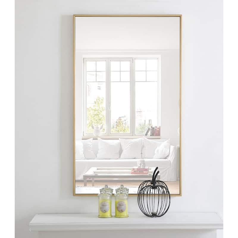 Carson Carrington Salsnas Metal Frame Rectangular Mirror