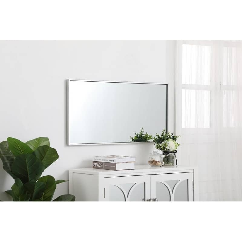 Carson Carrington Salsnas Metal Frame Rectangular Mirror