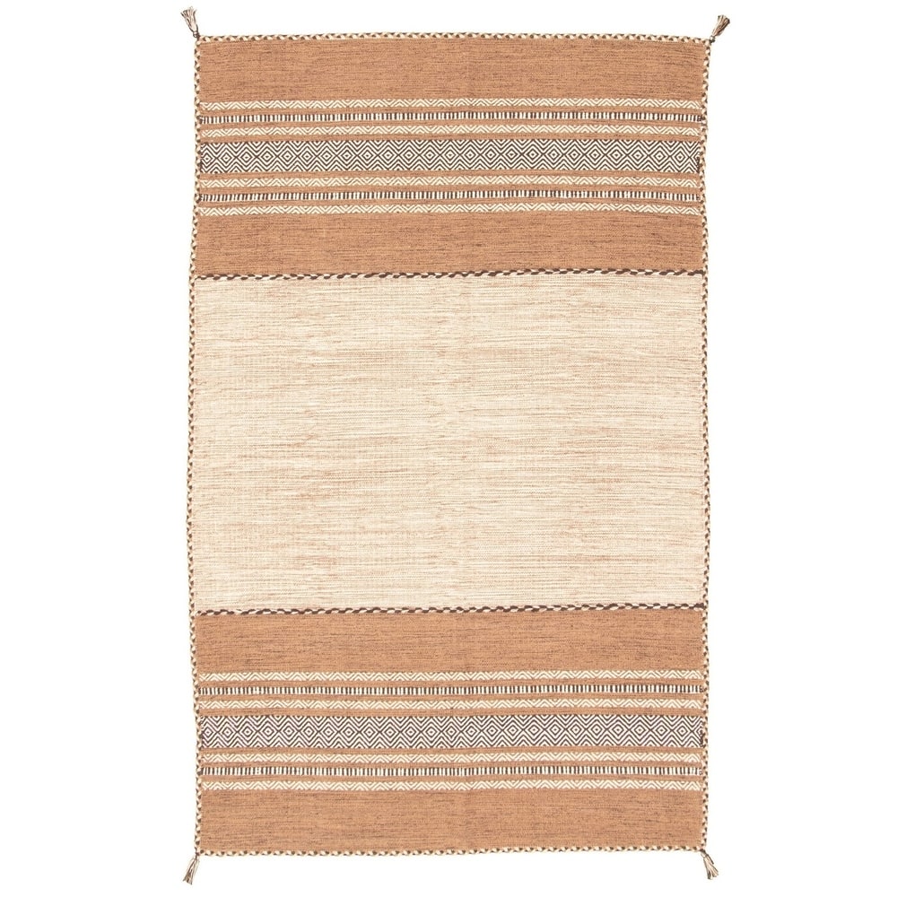 ECARPETGALLERY Arizona Flat-weave Wool Kilim Area Rug