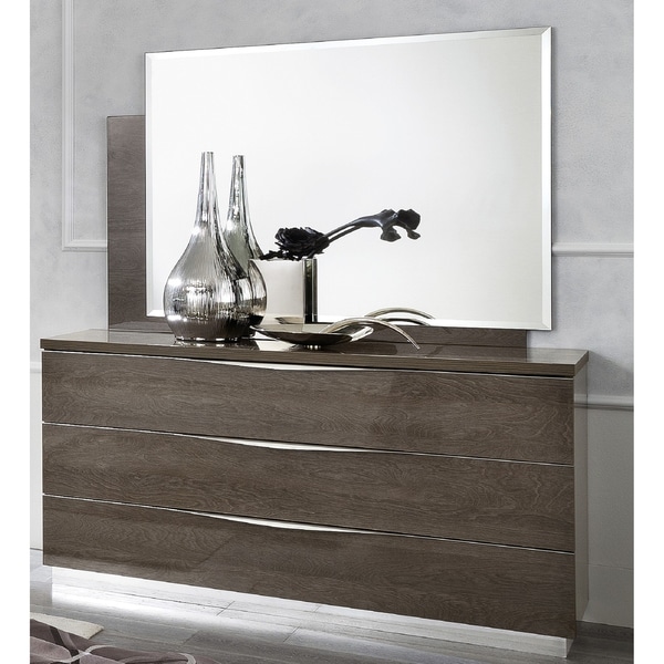 Shop Luca Home Silver Birch Dresser Mirror Set - Overstock ...