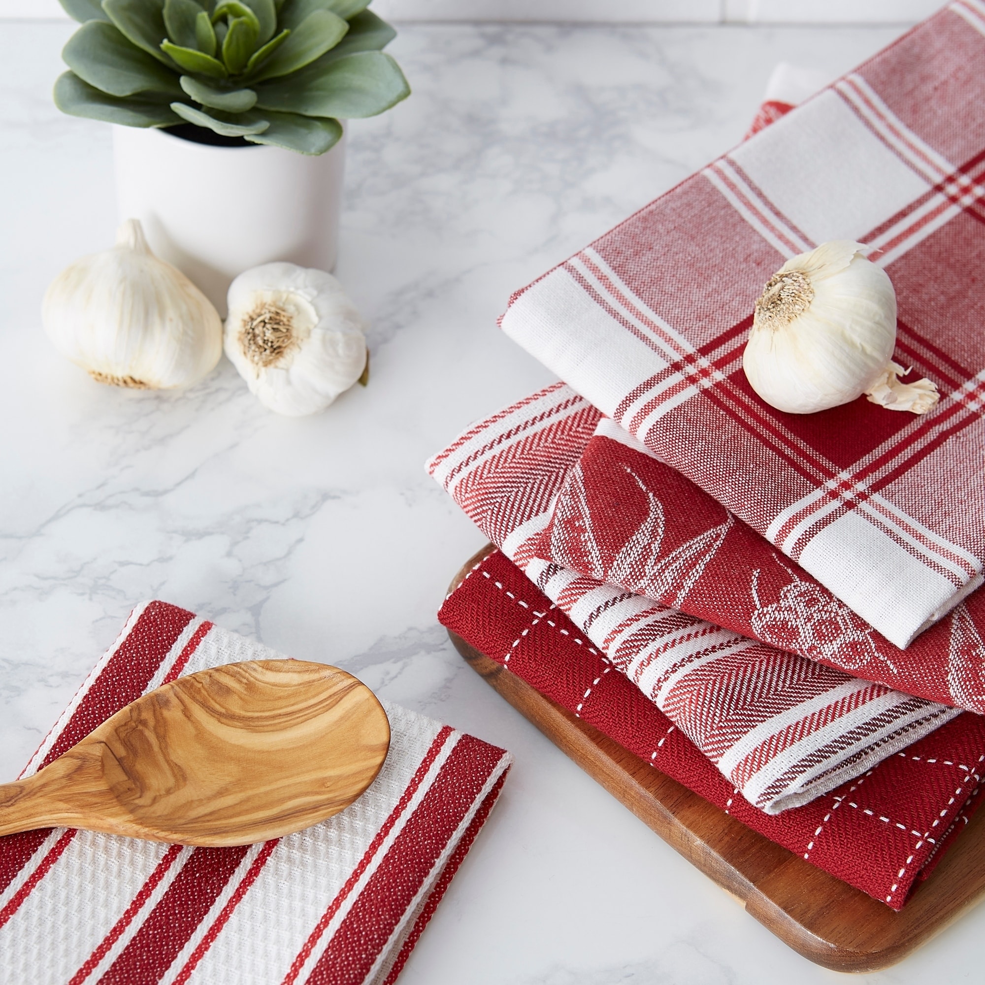 DII Assorted Kitchen Dishtowel & Dishcloths (Set of 5) - On Sale - Bed Bath  & Beyond - 21792828