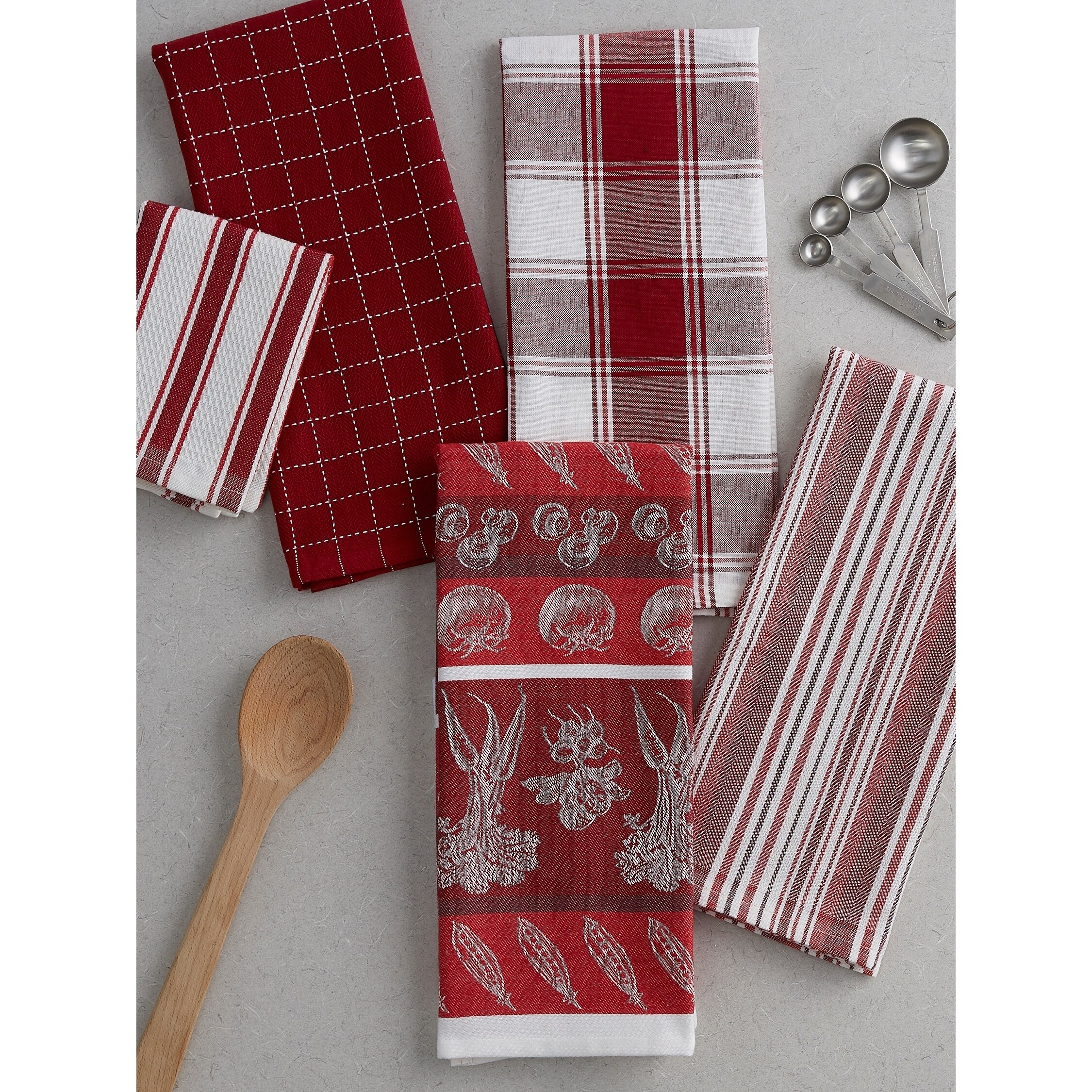 DII Assorted Kitchen Dishtowel & Dishcloths (Set of 5) - On Sale - Bed Bath  & Beyond - 21792828