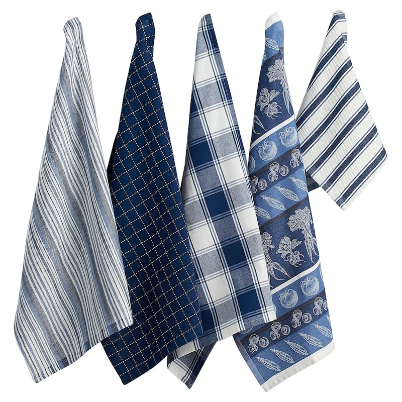 DII Assorted Kitchen Set of 5 - Blue