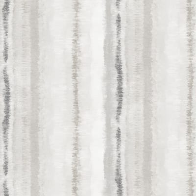 Frequency Stripe Wallpaper in shades of Grey