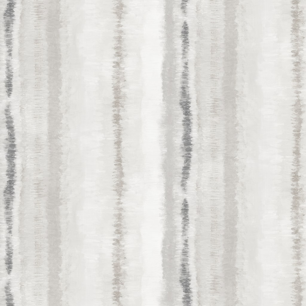 Frequency Stripe Wallpaper in shades of Grey