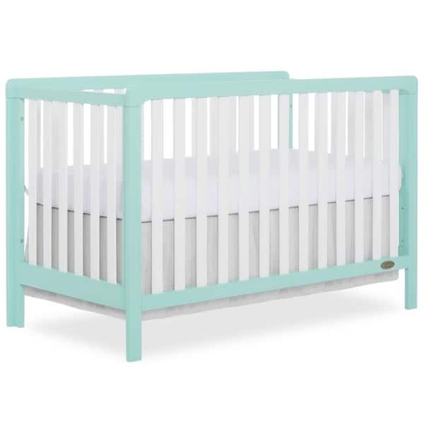 slide 2 of 6, Dream On Me Ridgefield 5 in 1 Convertible crib - Mint and White Mint and White