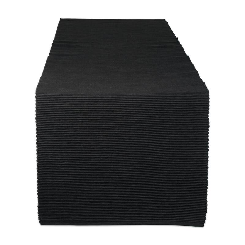DII Decorative Table Runner - 13x72 - Black
