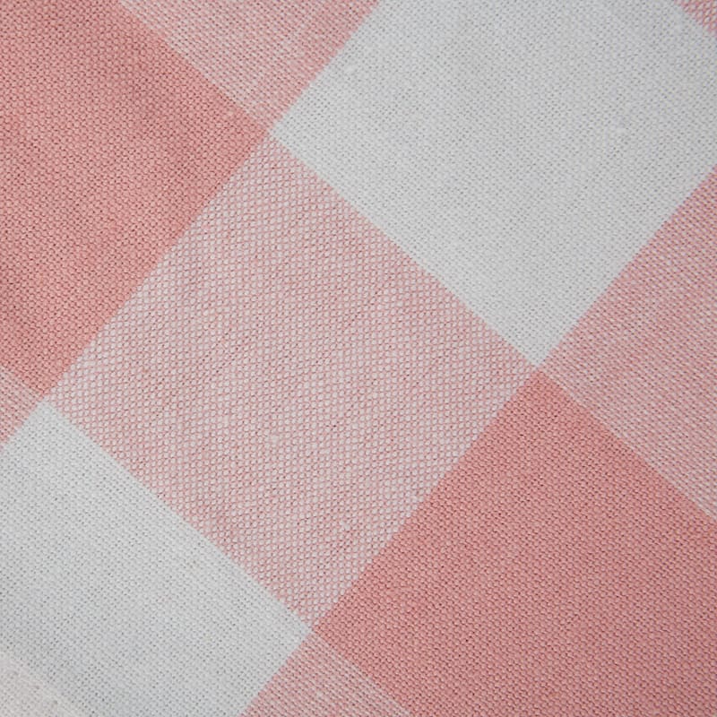 DII Pink Buffalo Check Table Topper