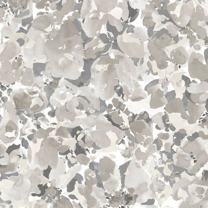 Bloom Wallpaper in shades of Grey