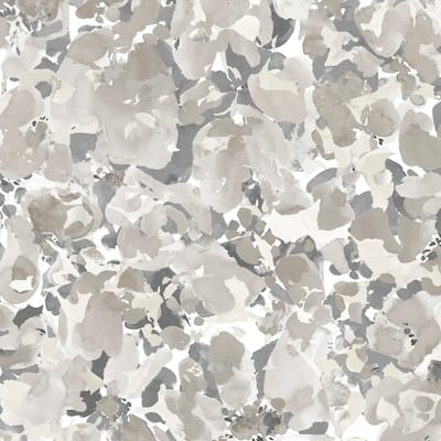 Bloom Wallpaper in shades of Grey