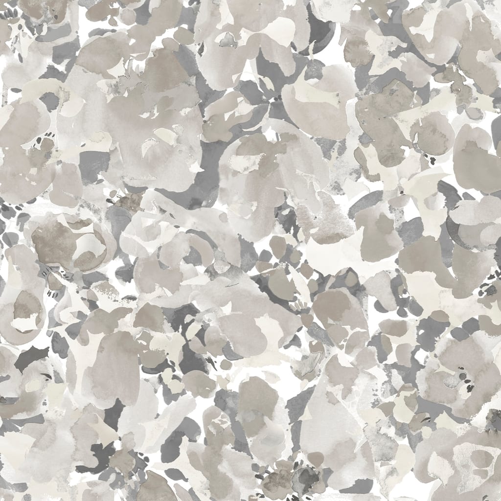 Bloom Wallpaper in shades of Grey
