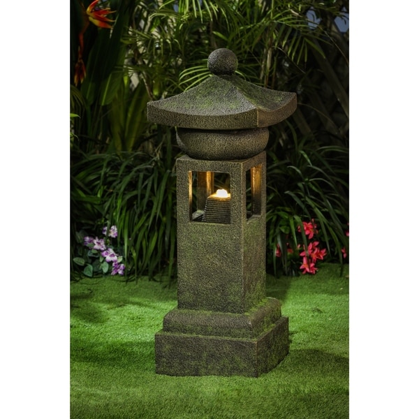 resin garden pagoda