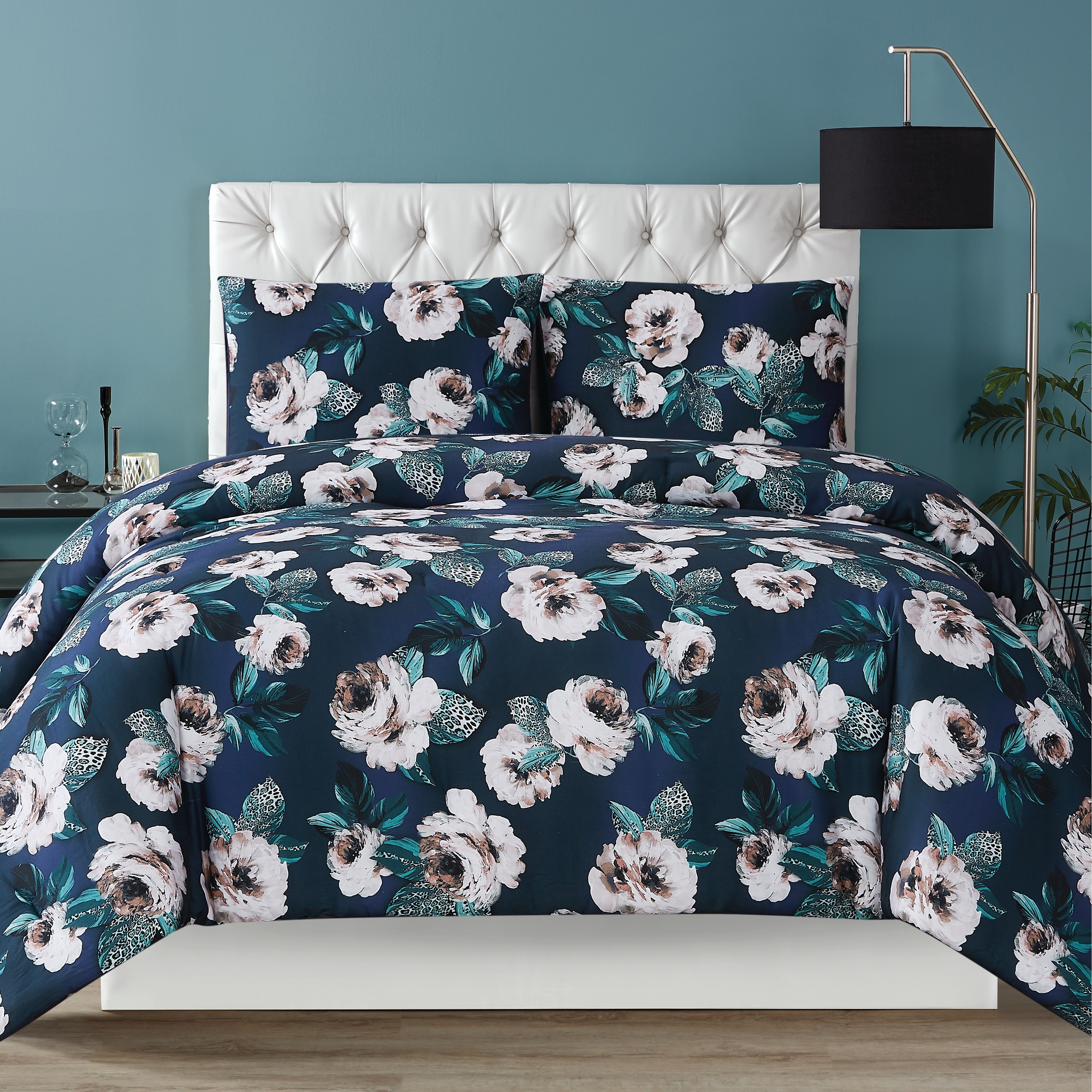 Shop Christian Siriano Ny Mags Floral 3 Piece Duvet Cover Set