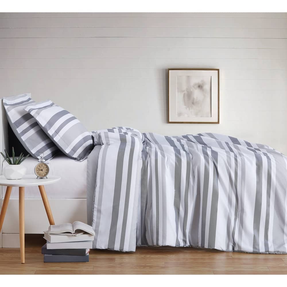 Truly Soft Curtis Stripe 3 Piece Comforter Set