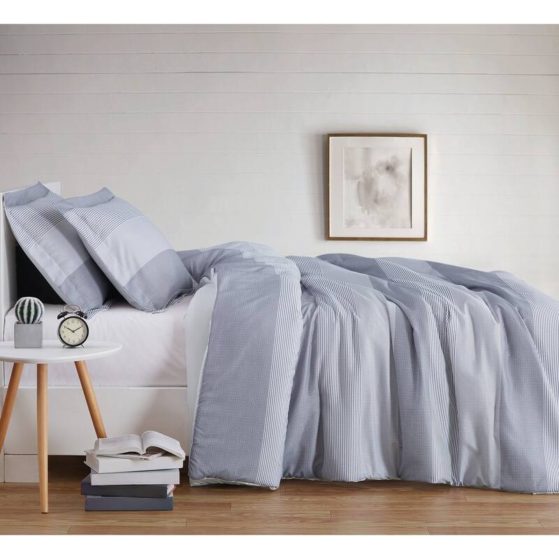 Porch & Den Brookman Multi Stripe Comforter Set - Twin XL - 2 Piece