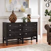Strick & Bolton Henry 6-drawer Sicilian Black Dresser